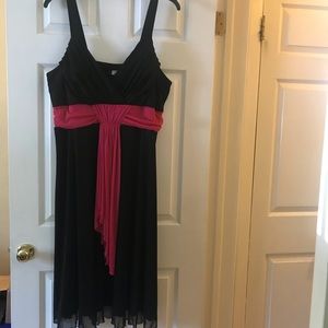 Black and Pink Dress 20W